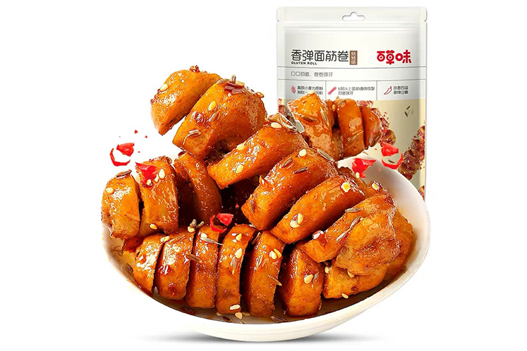 BAICAOWEI FLAVOURED GLUTEN ROLL 135G